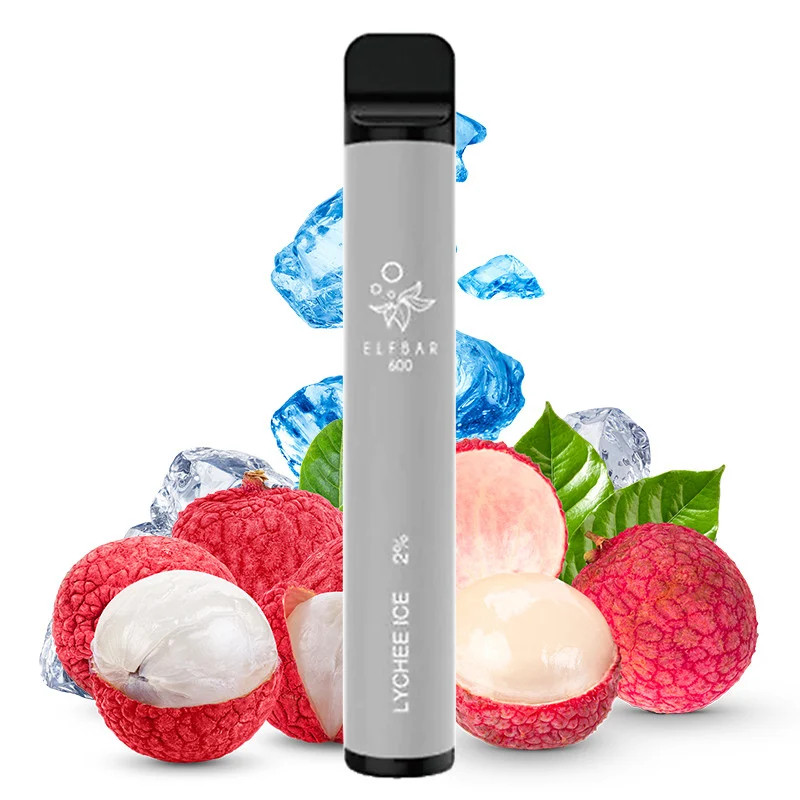 ELF BAR 600 Lychee Ice 2 Nicotine Disposable Vape