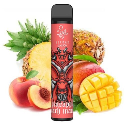 ELF BAR 1500 Lux - Pineapple Peach Mango 5% Nicotine Disposable Vape