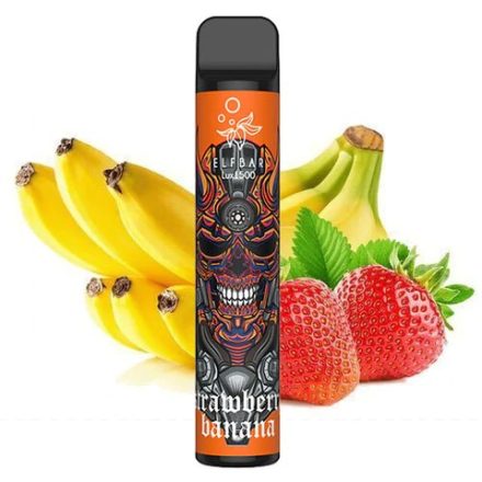 ELF BAR 1500 Lux - Strawberry Banana 5% Nicotine Disposable Vape