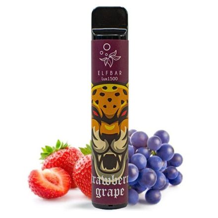 ELF BAR 1500 Lux - Strawberry Grape 5% Nicotine Disposable Vape