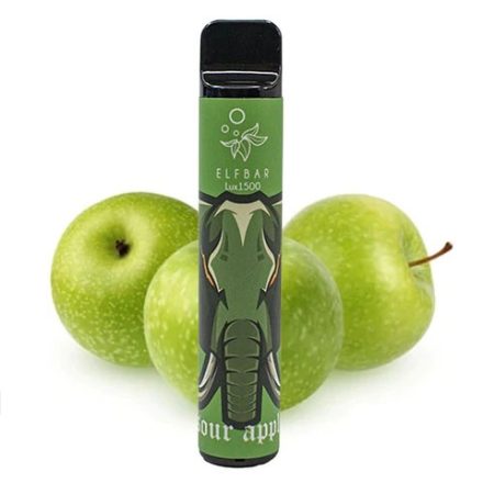 ELF BAR 1500 Lux - Sour Apple 5% Nicotine Disposable Vape