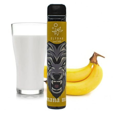 ELF BAR 1500 Lux - Banana Milk 5% Nicotine Disposable Vape
