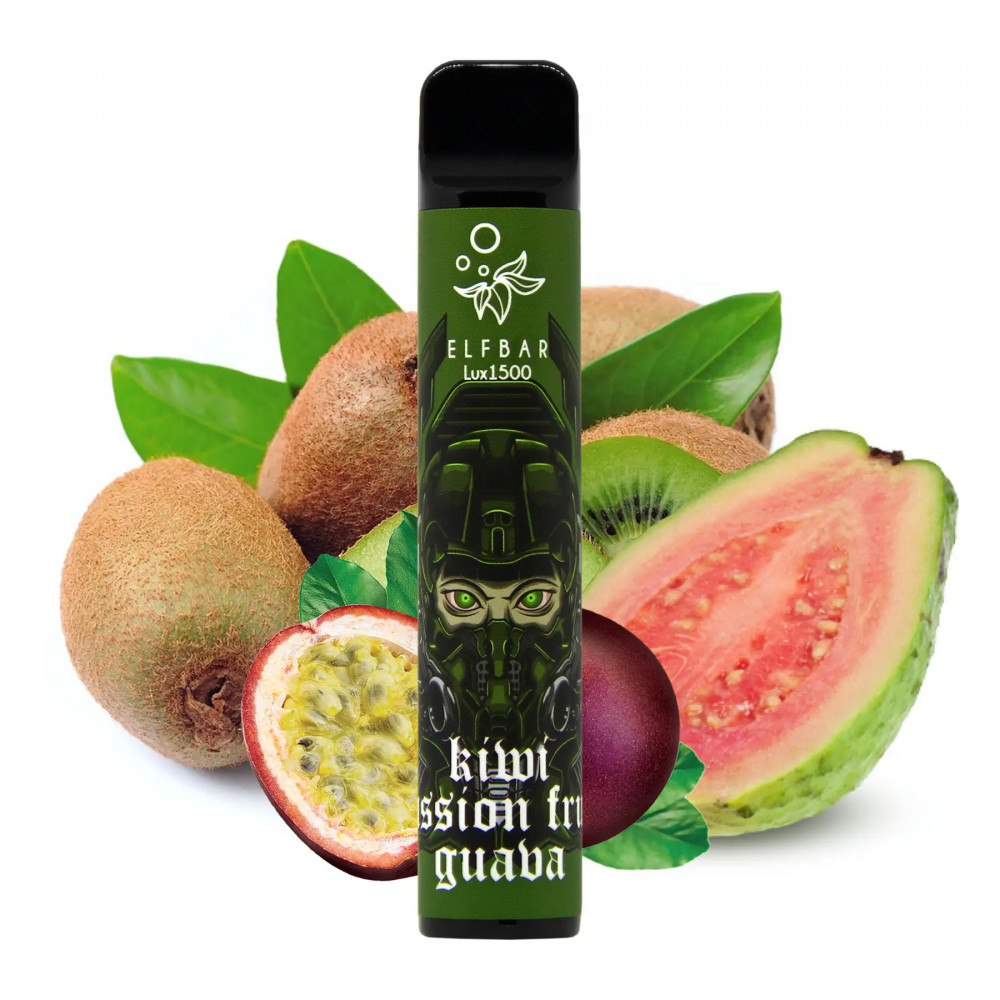ELF BAR 1500 Lux - Kiwi Passion Fruit Guava 2% Nicotine Disposable Vape