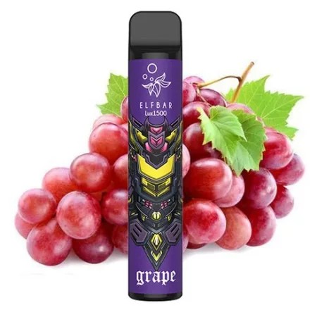 ELF BAR 1500 Lux - Grape 2% Nicotine Disposable Vape