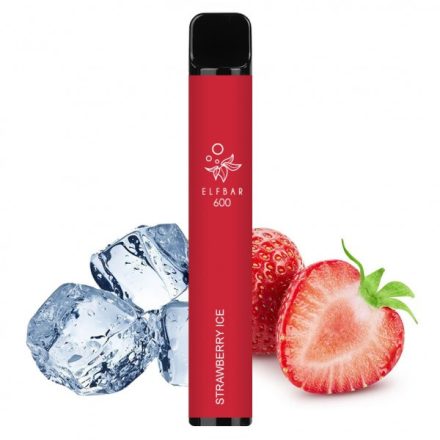 ELF BAR 600 - Strawberry Ice 2% Nicotine Disposable Vape