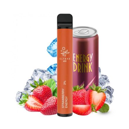 ELF BAR 600 - ElfBull Strawberry 2% Nicotine Disposable Vape
