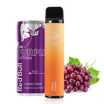 ELF BAR 2500 - Grape Energy 5% Nicotine Disposable Vape