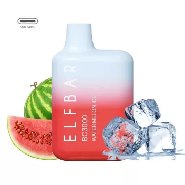 ELF BAR BC3000 - Watermelon Ice 5% Nicotine Disposable Vape - Rechargeable