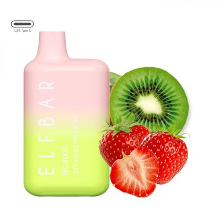 ELF BAR BC4000 - Strawberry Kiwi 5% Nicotine Disposable Vape - Rechargeable