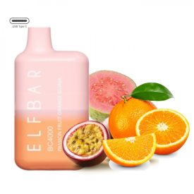 ELF BAR BC4000 - Passionfruit Orange Guava 5% Nicotine Disposable Vape - Rechargeable