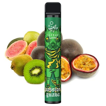 ELF BAR 2000 Lux - Kiwi Passion Fruit Guava 5% Nicotine Disposable Vape