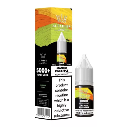 Al Fakher Mango Pineapple 20mg Nic Salt E-Liquid 10ml bottle