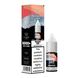 Al Fakher Peach Ice 20mg Nic Salt E-Liquid 10ml bottle