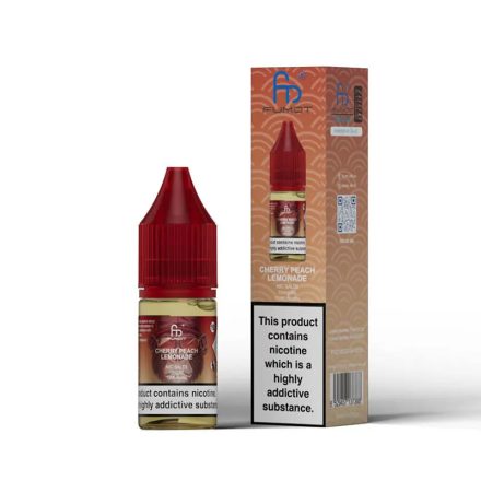 Fumot RandM Tornado Cherry Peach Lemonade 20mg Nic Salt E-Liquid 10ml bottle