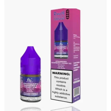 Fumot RandM Tornado - Strawberry Raspberry Cherry Ice 20mg Nic Salt E-Liquid 10ml bottle