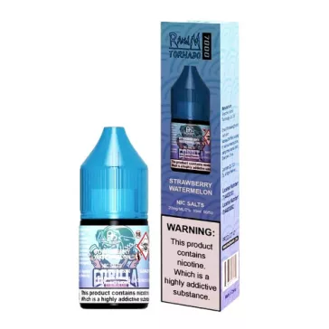 Fumot RandM Tornado Strawberry Watermelon 20mg Nic Salt E-Liquid 10ml bottle