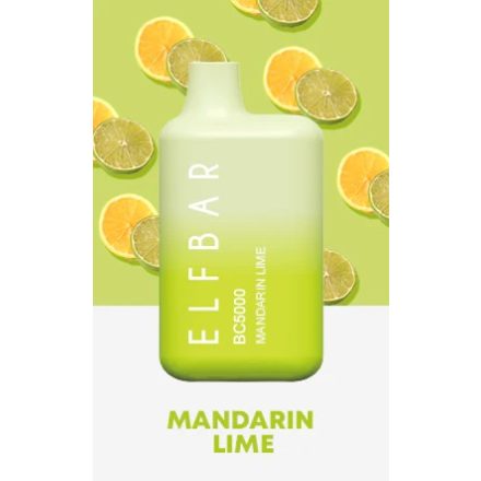 ELF BAR BC5000 - Mandarin Lime 5% Nicotine Disposable Vape - Rechargeable