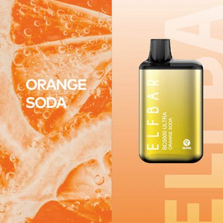 ELF BAR BC5000 Ultra - Orange Soda 5% Nicotine Disposable Vape - Rechargeable