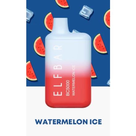 ELF BAR BC5000 - Watermelon Ice 5% Nicotine Disposable Vape - Rechargeable
