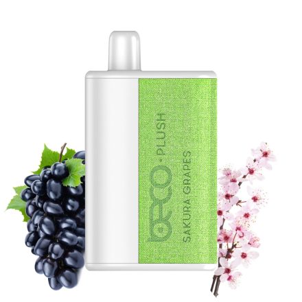 Beco Plush 8000 - Sakura Grapes 2% Nicotine Disposable Pod Vape