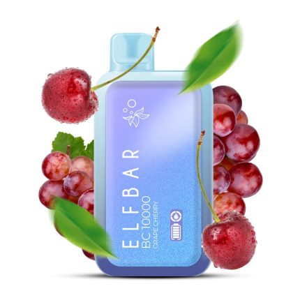 ELF BAR BC10000 - Grape Cherry 5% Nicotine Disposable Vape - Rechargeable