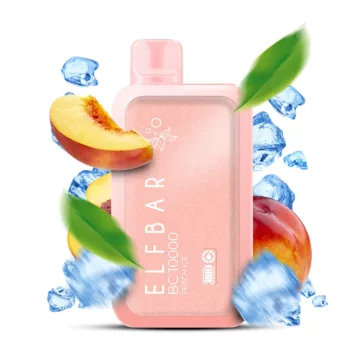 ELF BAR BC10000 - Peach Ice 5% Nicotine Disposable Vape - Rechargeable