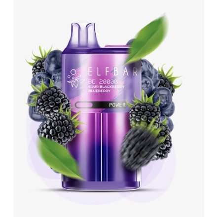 ELF BAR BC20000 - Sour Blackberry Blueberry 5% Nicotine Disposable Vape - Rechargeable