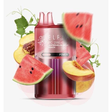 ELF BAR BC20000 - Watermelon Sour Peach 5% Nicotine Disposable Vape - Rechargeable