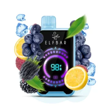 ELF BAR FS18000 - Blueberry Razz Lemon 5% Nicotine Disposable Vape - Rechargeable