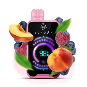ELF BAR FS18000 - Peach Berry 5% Nicotine Disposable Vape - Rechargeable