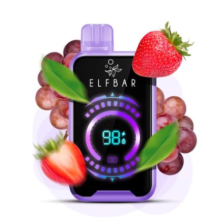 ELF BAR FS18000 - Strawberry Grape 5% Nicotine Disposable Vape - Rechargeable