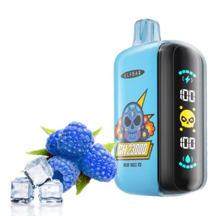 ELF BAR GH23000 - Blue Razz Ice 5% Nicotine Disposable Vape - Rechargeable