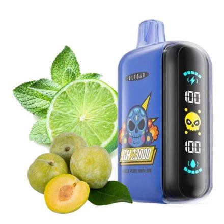 ELF BAR GH23000 - Green Plum Sour Lime 5% Nicotine Disposable Vape