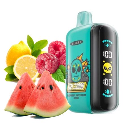 ELF BAR GH23000 - Raspberry Watermelon Lemon 5% Nicotine Disposable Vape - Rechargeable