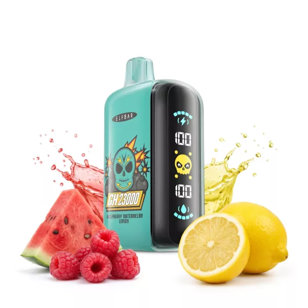 ELF BAR GH23000 Raspberry Watermelon Lemon 5% disposable vape