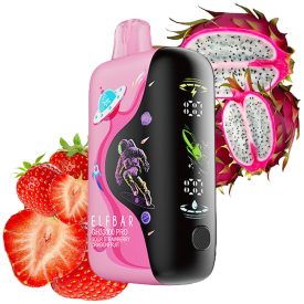 ELF BAR GH33000 - Sour Strawberry Dragonfruit Rechargeable Disposable Vape, 5% Nicotine
