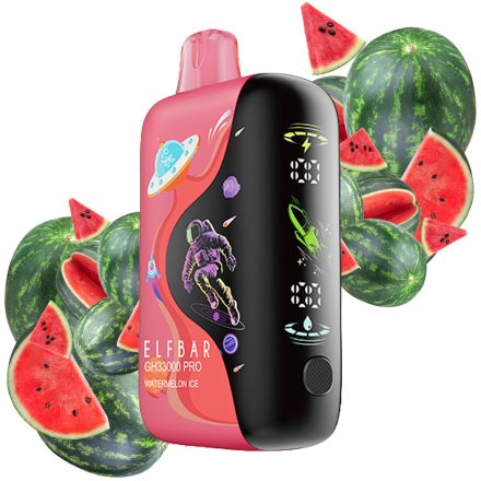 ELF BAR GH33000 - Watermelon Ice Rechargeable Disposable Vape, 5% Nicotine