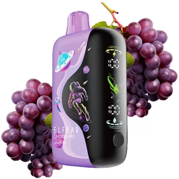 ELF BAR GH33000 - Grape Ice Rechargeable Disposable Vape, 5% Nicotine