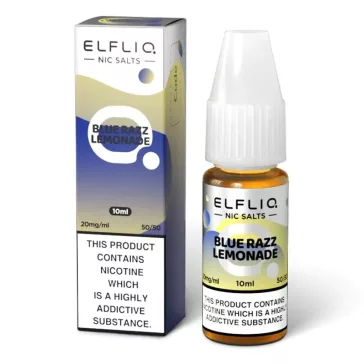 Elf Bar ELFLIQ Blue Razz Lemonade 20mg Nic Salt E-Liquid 10ml bottle