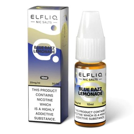 Elf Bar ELFLIQ Blue Razz Lemonade 20mg Nic Salt E-Liquid 10ml bottle