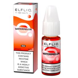 Elf Bar ELFLIQ Watermelon 20mg Nic Salt E-Liquid 10ml bottle