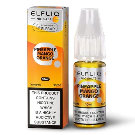 Elf Bar ELFLIQ Pineapple Mango Orange 20mg Nic Salt E-Liquid 10ml bottle