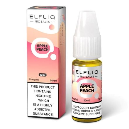 Elf Bar ELFLIQ Apple Peach 20mg Nic Salt E-Liquid 10ml bottle