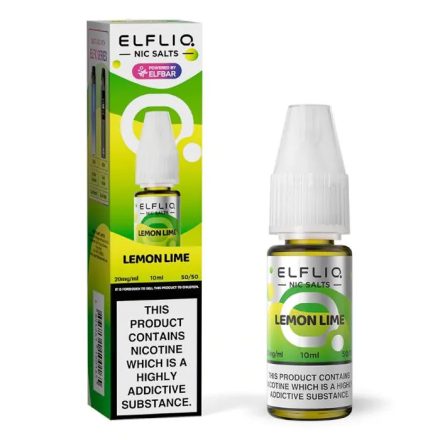 Elf Bar ELFLIQ Lemon Lime 20mg Nic Salt E-Liquid 10ml bottle