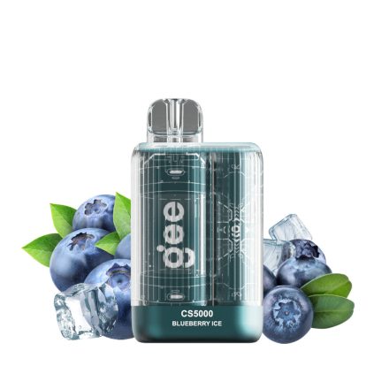GEE CS5000 - Blueberry Ice 2% Nicotine Disposable Vape - Rechargeable