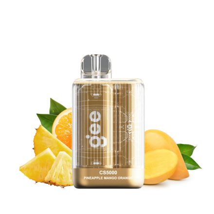 GEE CS5000 - Pineapple Mango Orange 2% Nicotine Disposable Vape - Rechargeable