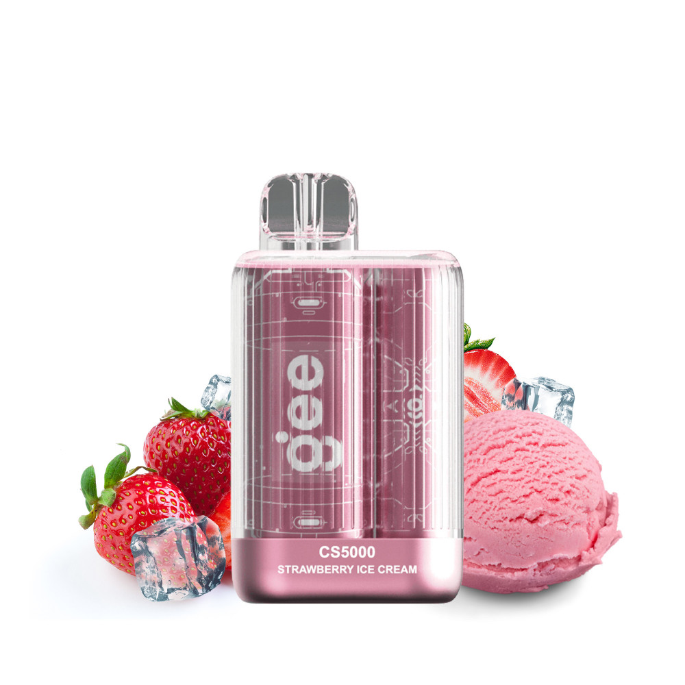 GEE CS5000 - Strawberry Ice Cream 2% Nicotine Disposable Vape ...