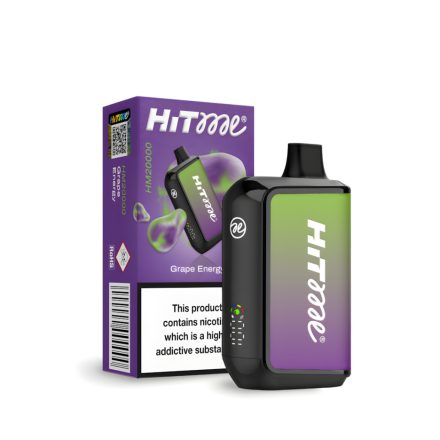 HITME HM20000 - Grape Energy 5% Nicotine Disposable Vape - Rechargeable 