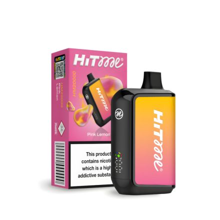 HITME HM20000 - Pink Lemon 5% Nicotine Disposable Vape - Rechargeable 
