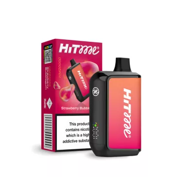 HITME HM20000 - Strawberry Bubble Gum 5% Nicotine Disposable Vape - Rechargeable 
